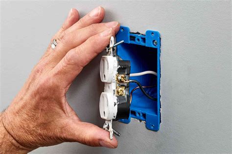 how to replace electrical outlet box|replacing a wall outlet.